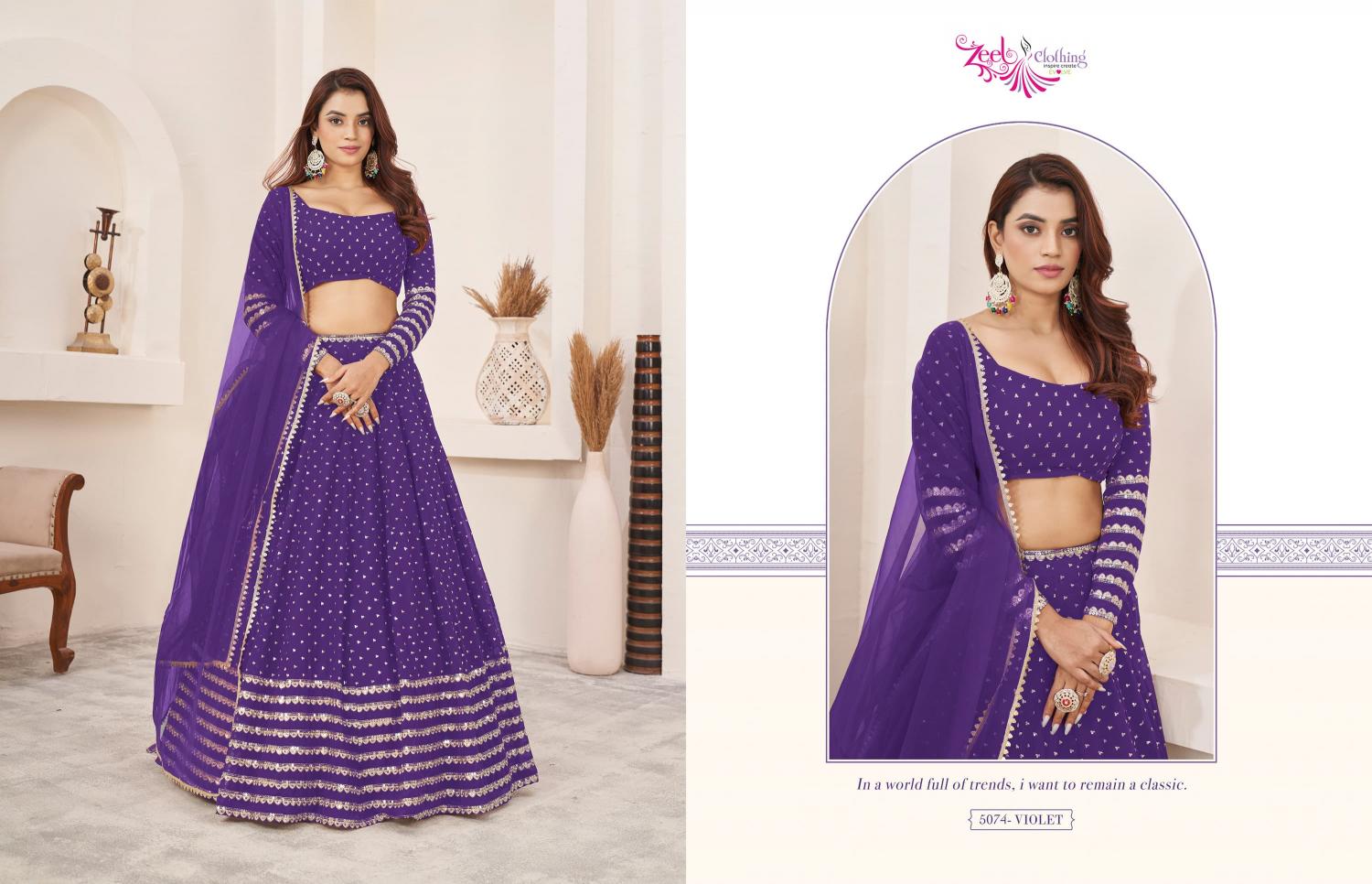 Zeel Anchal Vol 3 online lehenga choli in Wholesale Catalog