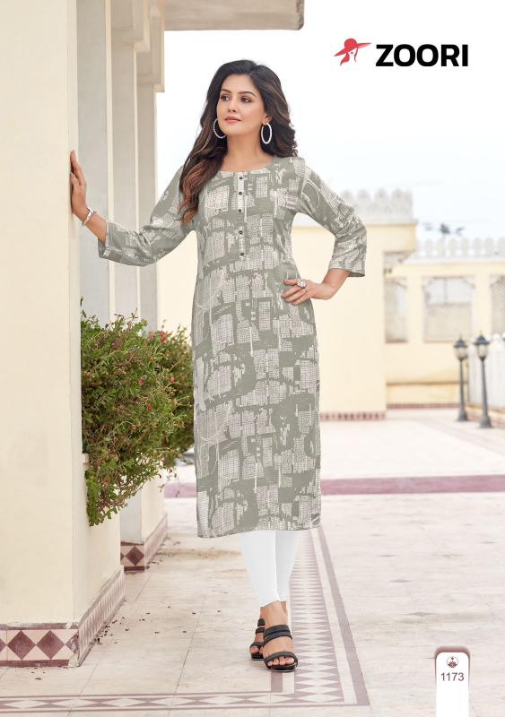 ZOORI Akshara Vol 29 Rayon Print Kurti Wholesale Catalog