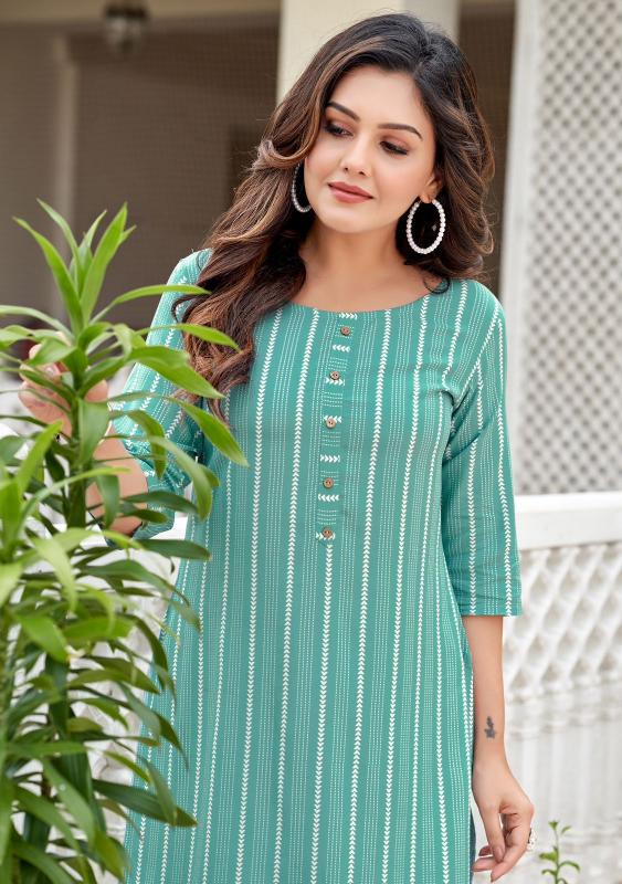 ZOORI Akshara Vol 29 Rayon Print Kurti Wholesale Catalog