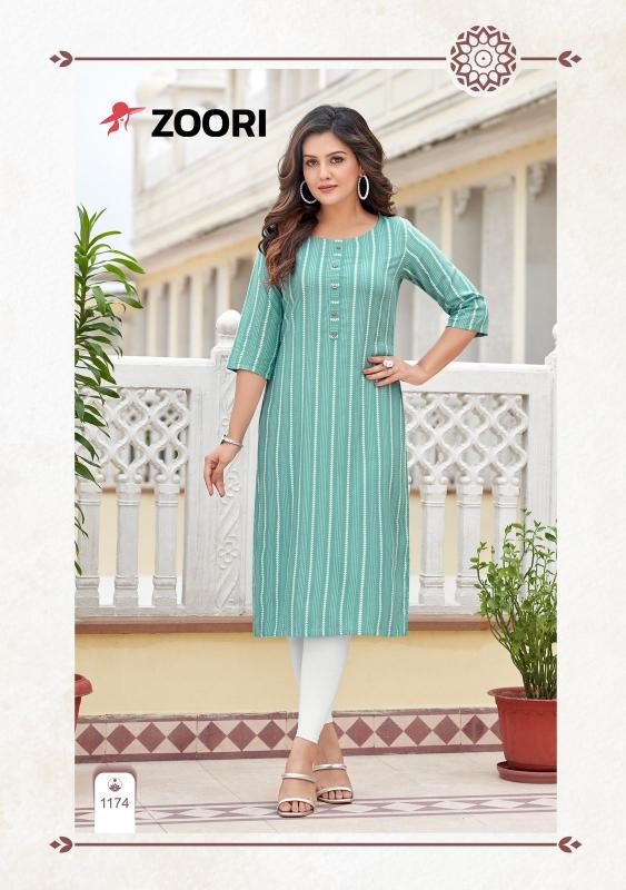 ZOORI Akshara Vol 29 Rayon Print Kurti Wholesale Catalog