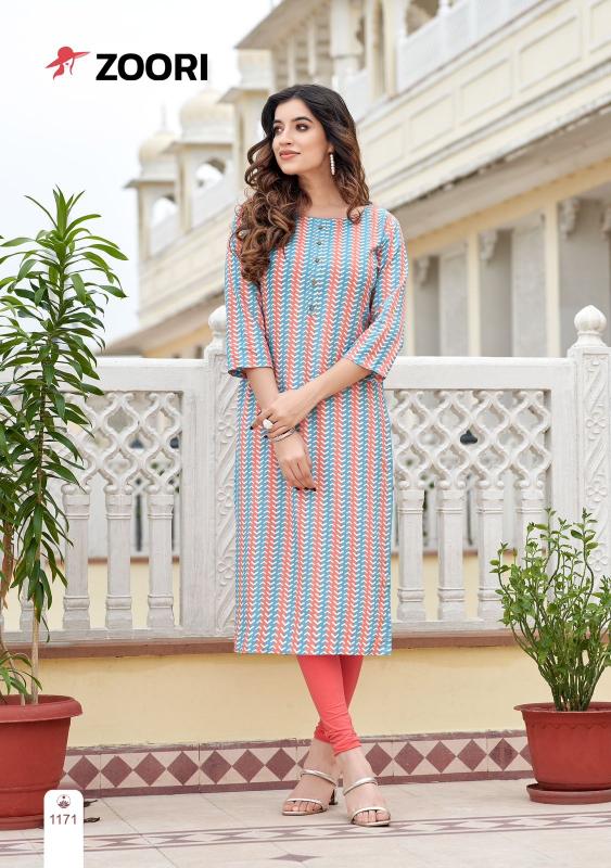 ZOORI Akshara Vol 29 Rayon Print Kurti Wholesale Catalog