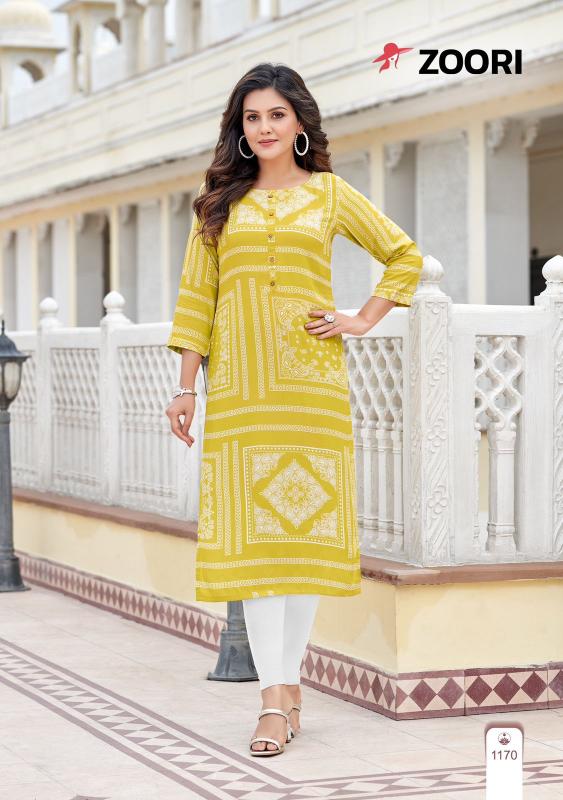 ZOORI Akshara Vol 29 Rayon Print Kurti Wholesale Catalog