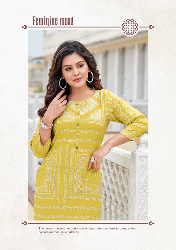ZOORI Akshara Vol 29 Rayon Print Kurti Wholesale Catalog