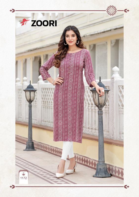 ZOORI Akshara Vol 29 Rayon Print Kurti Wholesale Catalog