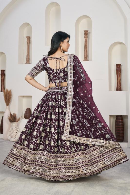 AALISHA VOL – 1 WINE 1019 Wholesale Lehenga Kolkata