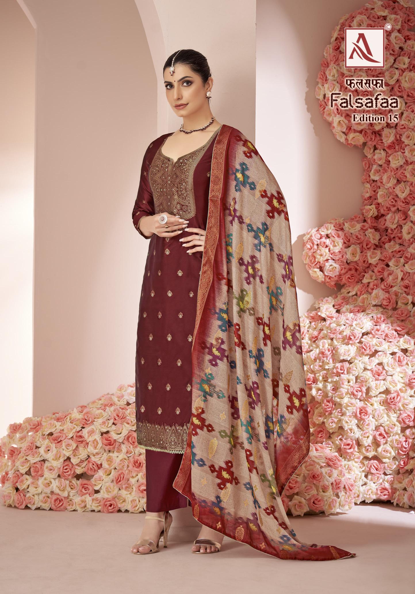 Alok Falsafaa Vol 15 wholesale dress material online shopping in india