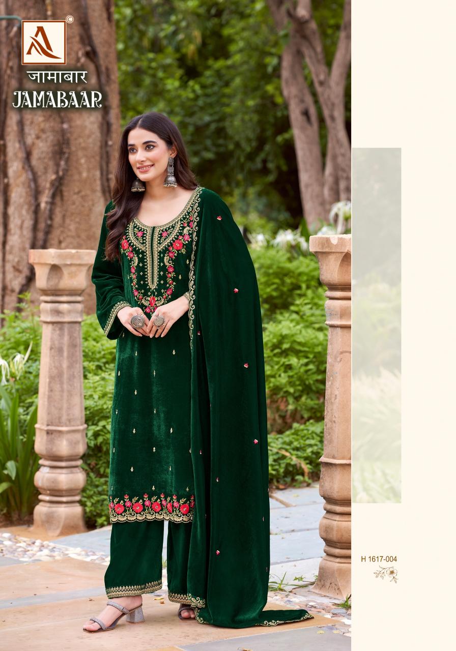 Alok Jamabaar Online Dress Materials at Wholesale Price