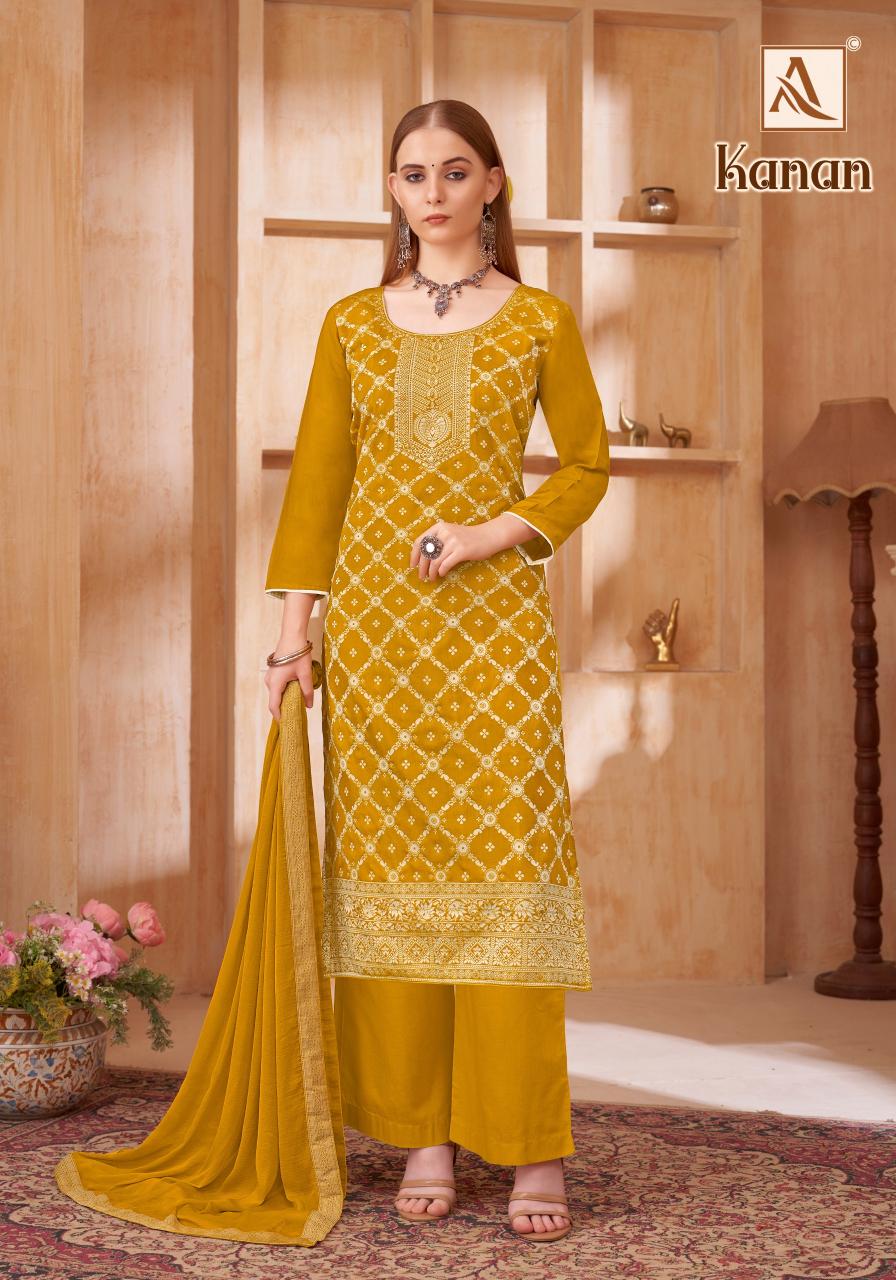 Alok Kanan Wholesale Designer Dress Materials Online India