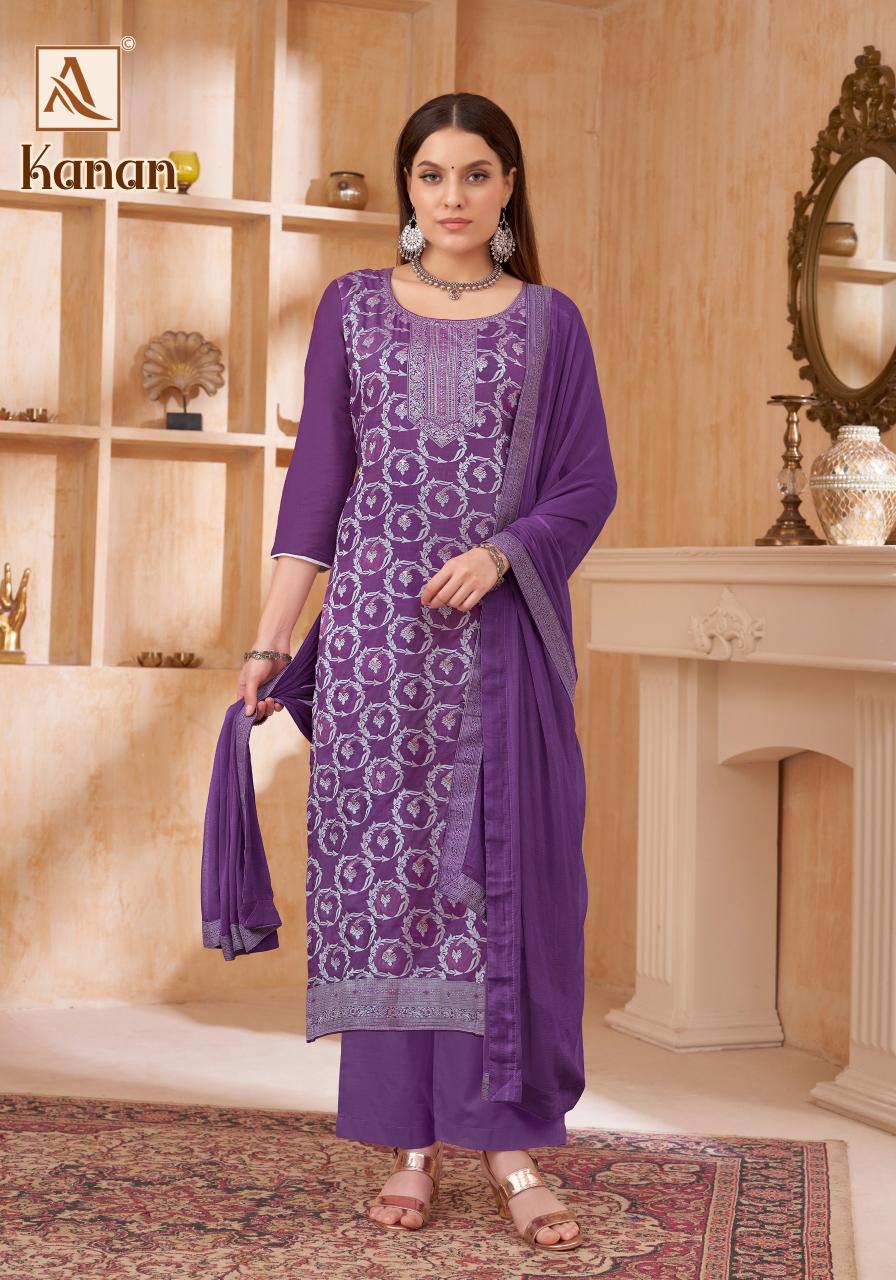 Alok Kanan Wholesale Designer Dress Materials Online India