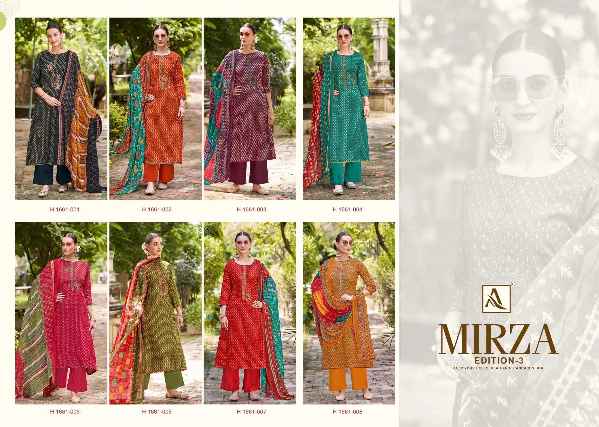 Alok Mirza Vol 3 Online Wholesale Website Dress Material