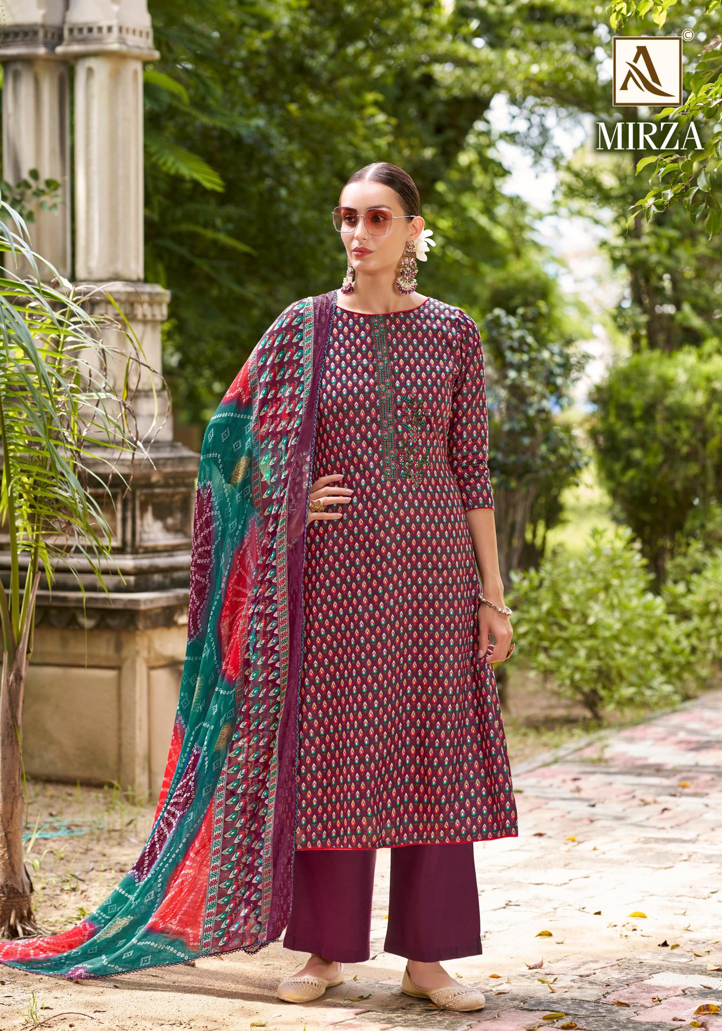 Alok Mirza Vol 3 Online Wholesale Website Dress Material