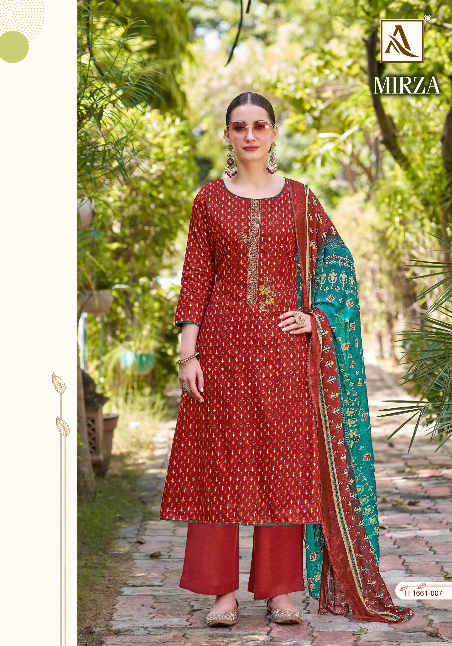 Alok Mirza Vol 3 Online Wholesale Website Dress Material