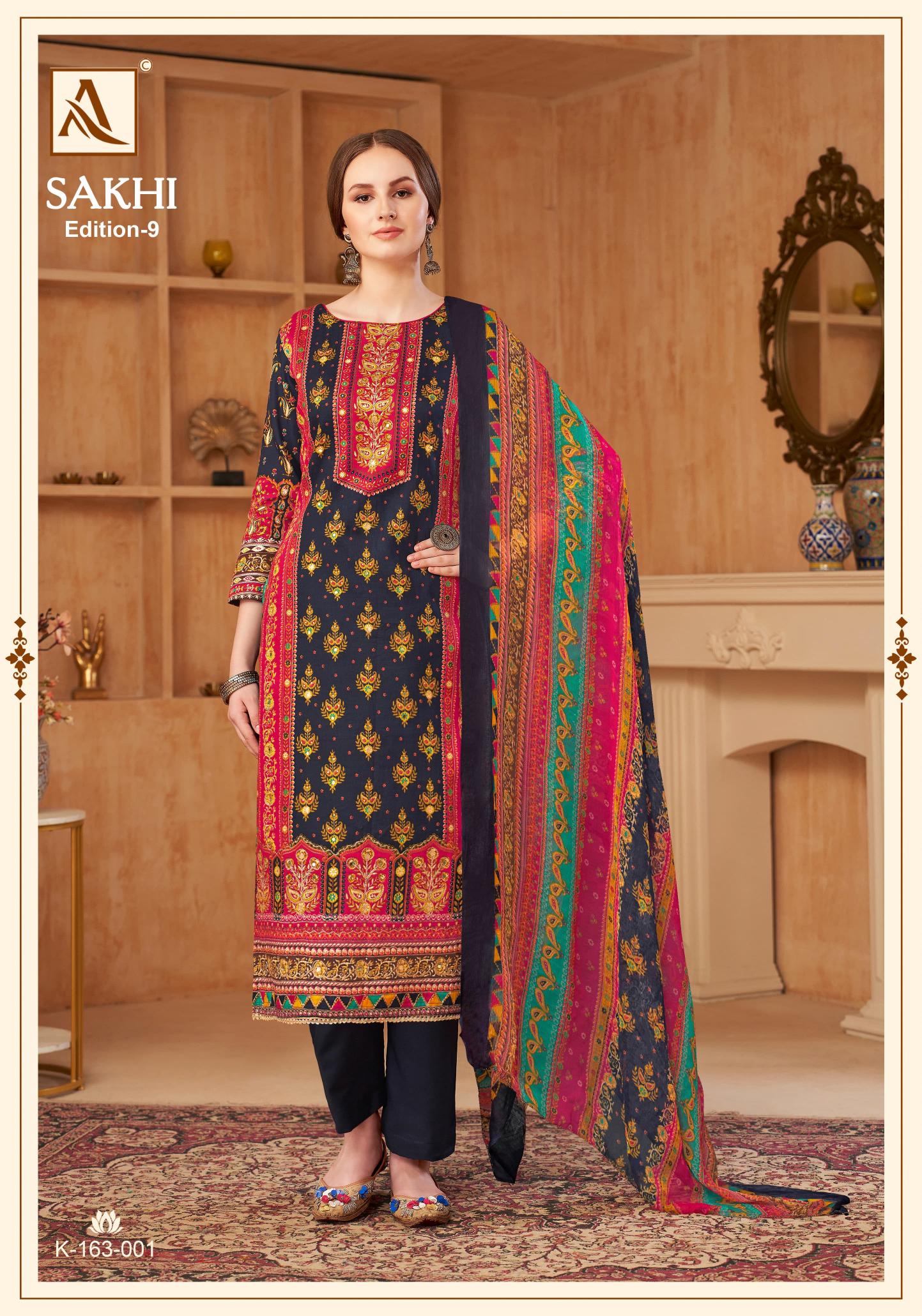Alok Sakhi Vol 9 Wholesale Dress Material market in dadar