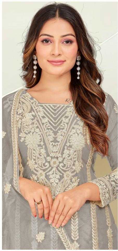 Alzohaib Az 1046 A To D Organza Pakistani Suits Wholesale Catalog