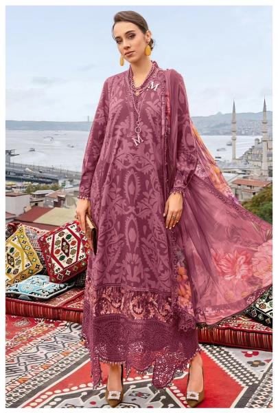 Alzohaib Az 1066 Cotton Dupatta Pakistani Suits Wholesale Catalog