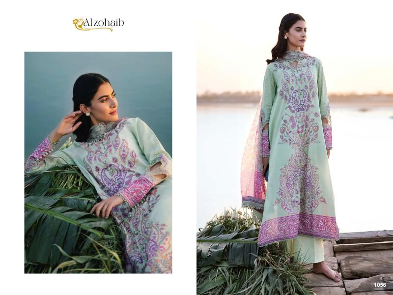 Alzohaib M Basics 3 Chiffon Dupatta Pakistani Suits Wholesale Catalog