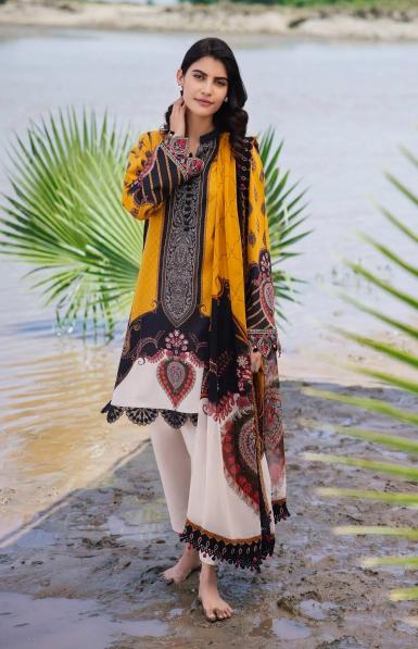 Alzohaib M Basics 4 Cotton Pakistani Suits Wholesale Catalog