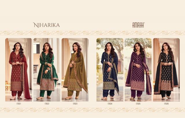 AMIRAH NIHARIKA Dress Material Wholesale Catalog