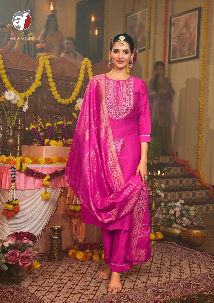 Anju Fabrics Mayuri Vol 5 w Kurtis online shopping india