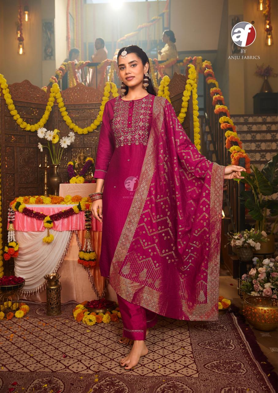 Anju Fabrics Mayuri Vol 5 w Kurtis online shopping india