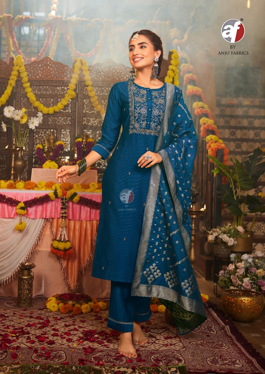 Anju Fabrics Mayuri Vol 5 w Kurtis online shopping india