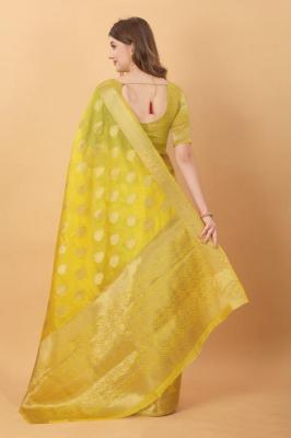 Sabella Murthy Yellow Soft Organza Silk surat saree wholesale rate video