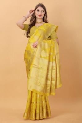 Sabella Murthy Yellow Soft Organza Silk surat saree wholesale rate video