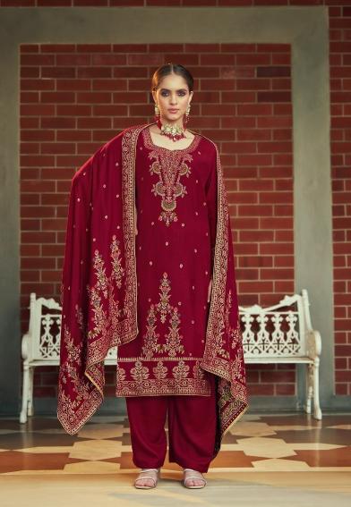 Belliza Nazakat 976 Series Pashmina Wholesale Dress Material shops in Chennai