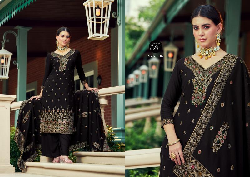 Belliza Nazakat 976 Series Pashmina Wholesale Dress Material shops in Chennai