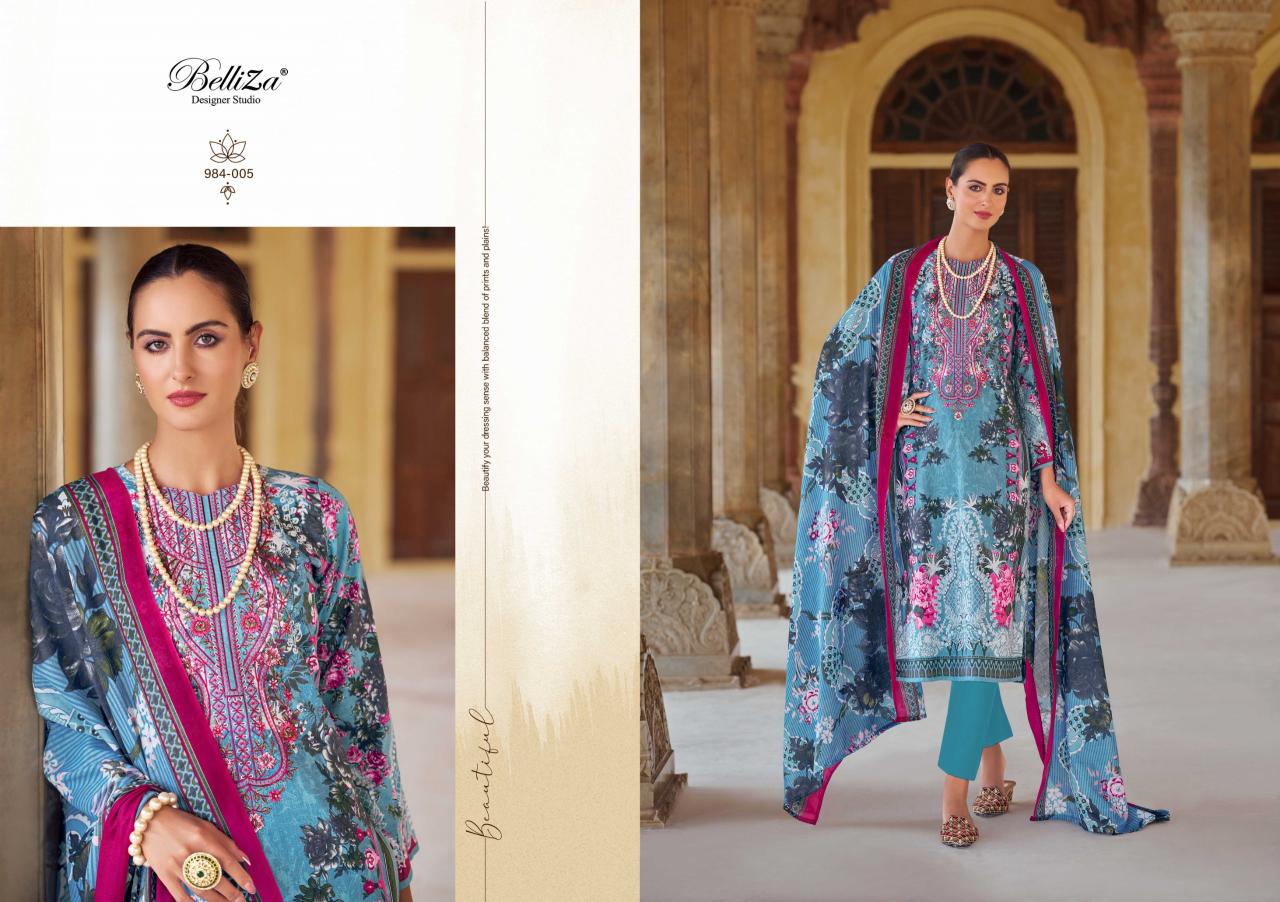 Belliza Riwayat Vol 5 Digital Printed pakistani dress material wholesale in india