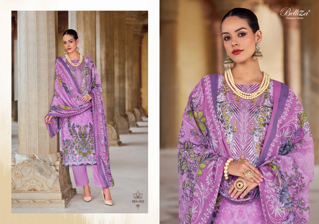 Belliza Riwayat Vol 5 Digital Printed pakistani dress material wholesale in india