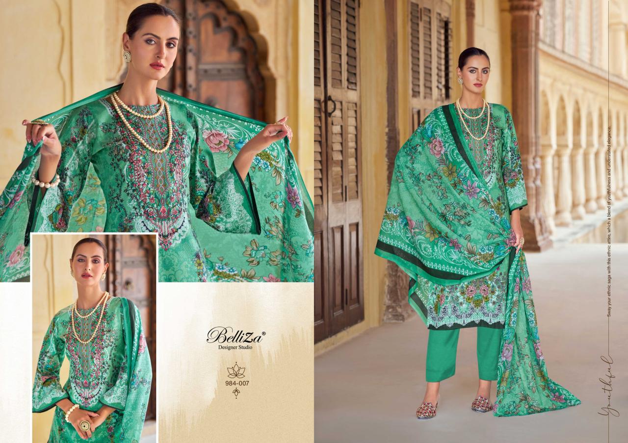 Belliza Riwayat Vol 5 Digital Printed pakistani dress material wholesale in india