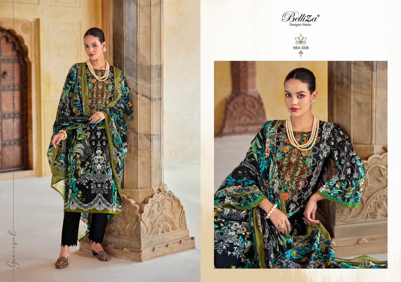 Belliza Riwayat Vol 5 Digital Printed pakistani dress material wholesale in india
