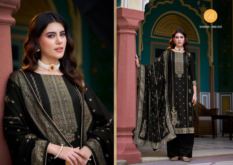 Belliza Shaina Pashmina Printed Dress Material Wholesale Catalog