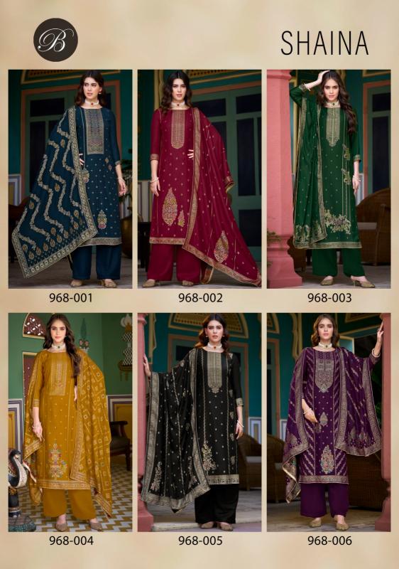 Belliza Shaina Pashmina Printed Dress Material Wholesale Catalog