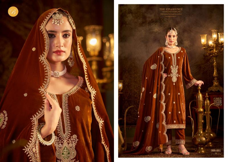 Belliza Velvet Ishq Embroidered Salwar Kameez Wholesale Catalog