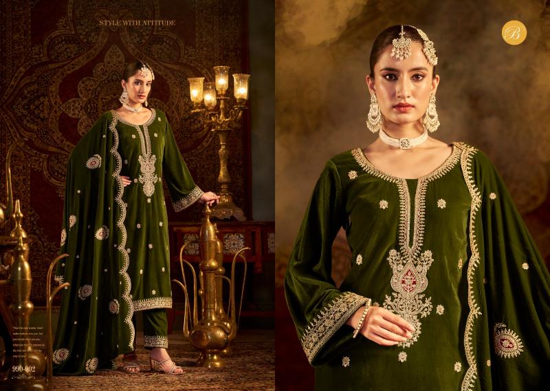 Belliza Velvet Ishq Embroidered Salwar Kameez Wholesale Catalog