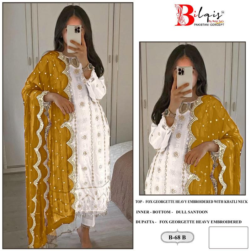 Bilqis B 68 A to D Bilqis B 68 A to D Pakistani Salwar Kameez
