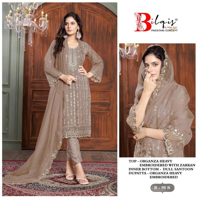 Bilqis B 90 A to D Pakistani Suits Wholesale Catalog