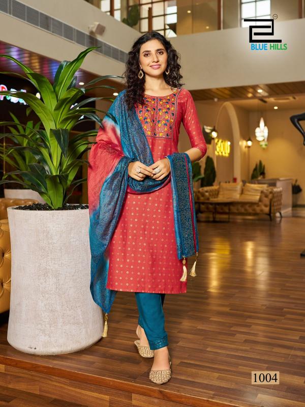 Blue Hills Festival Day Black Designer Kurti Online India