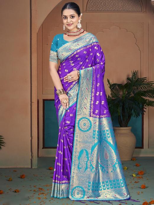 Bunawat Raas Garba Silk Designer Fancy Sarees Wholesale in surat