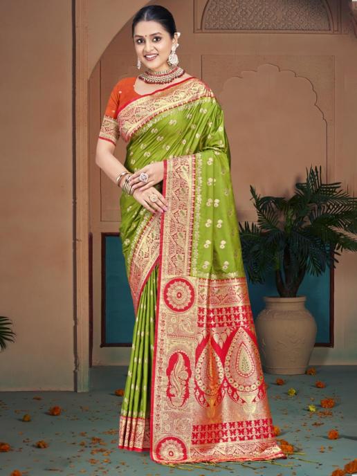Bunawat Raas Garba Silk Designer Fancy Sarees Wholesale in surat
