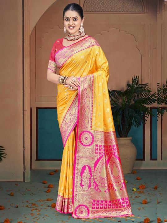 Bunawat Raas Garba Silk Designer Fancy Sarees Wholesale in surat