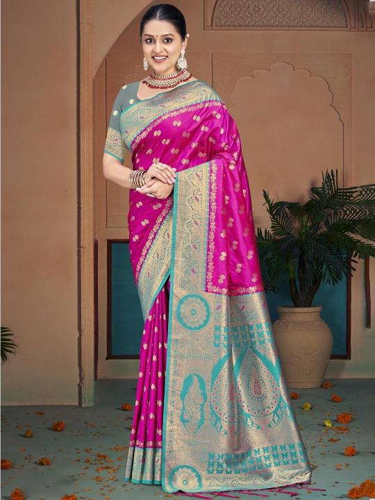 Bunawat Raas Garba Silk Designer Fancy Sarees Wholesale in surat