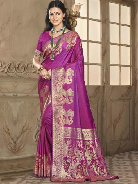 BUNAWAT Silk Priya Surat Wholesale Saree Catalogue