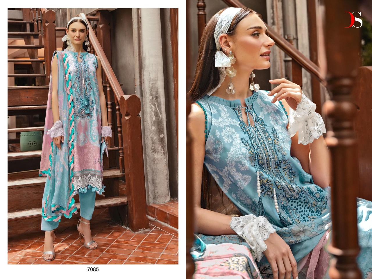 Deepsy Bliss Lawn 24 Vol 2 Chiffon Dupatta Pakistani Suits Online Sale