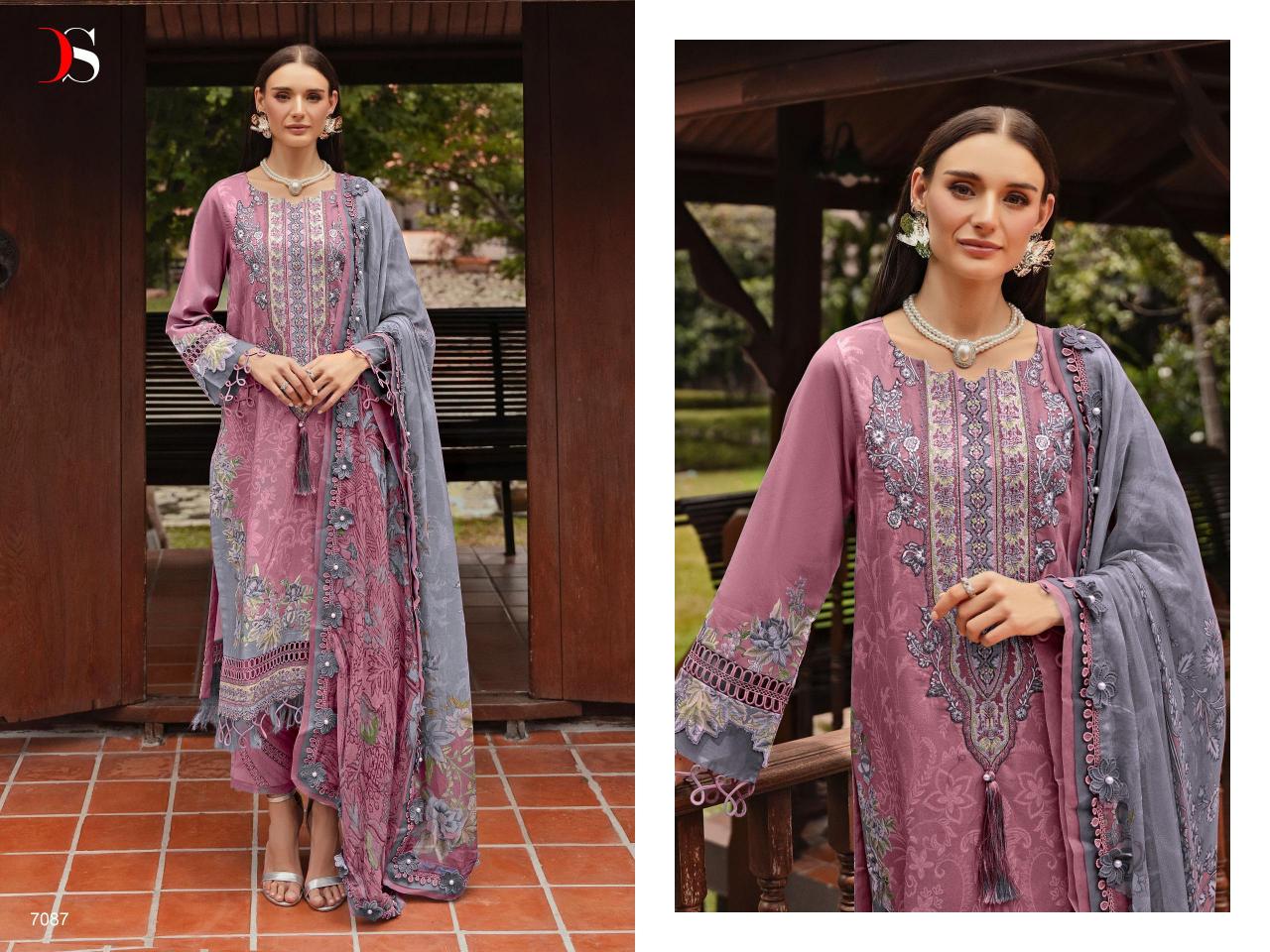 Deepsy Bliss Lawn 24 Vol 2 Chiffon Dupatta Pakistani Suits Online Sale