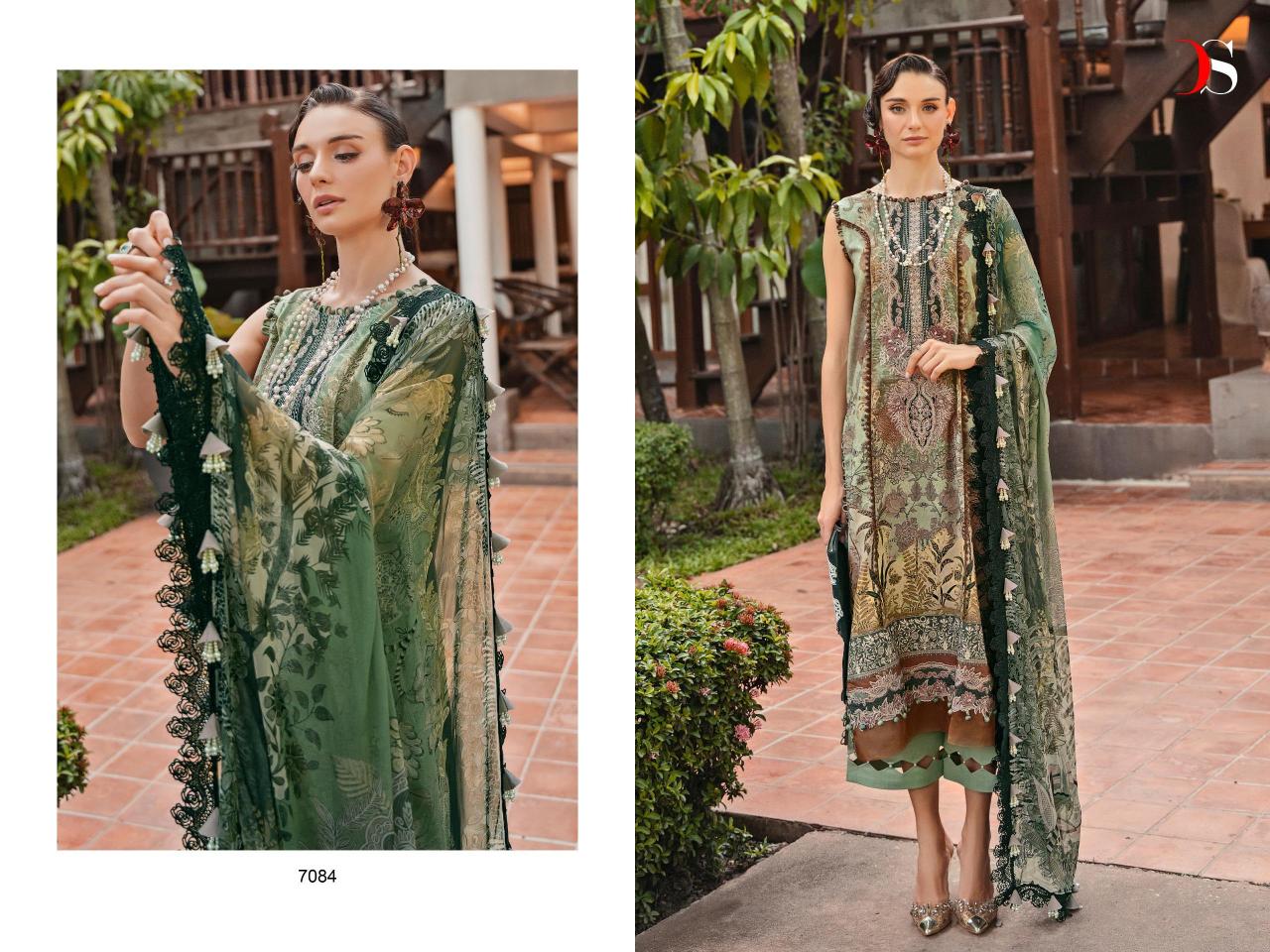 Deepsy Bliss Lawn 24 Vol 2 Chiffon Dupatta Pakistani Suits Online Sale