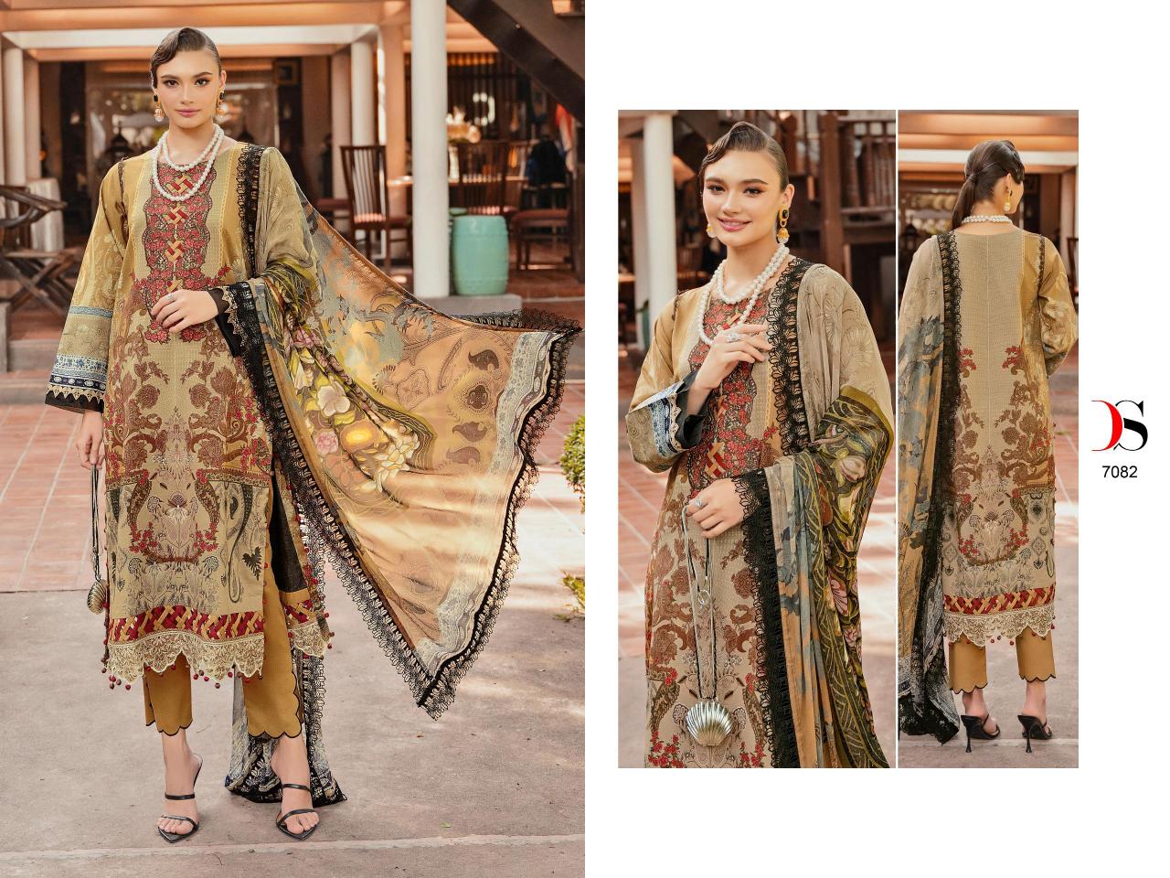 Deepsy Bliss Lawn 24 Vol 2 Chiffon Dupatta Pakistani Suits Online Sale