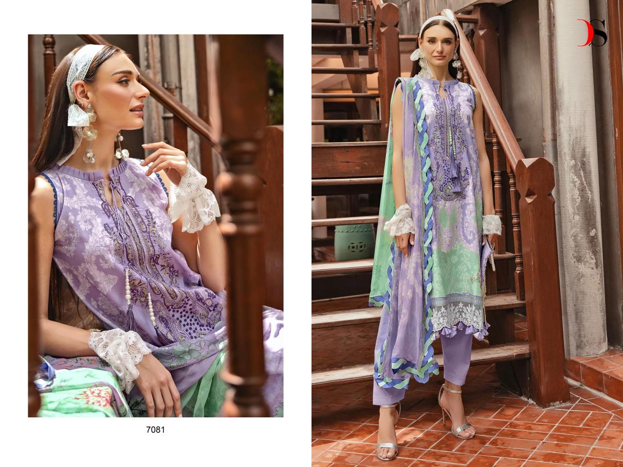 Deepsy Bliss Lawn 24 Vol 2 Chiffon Dupatta Pakistani Suits Online Sale